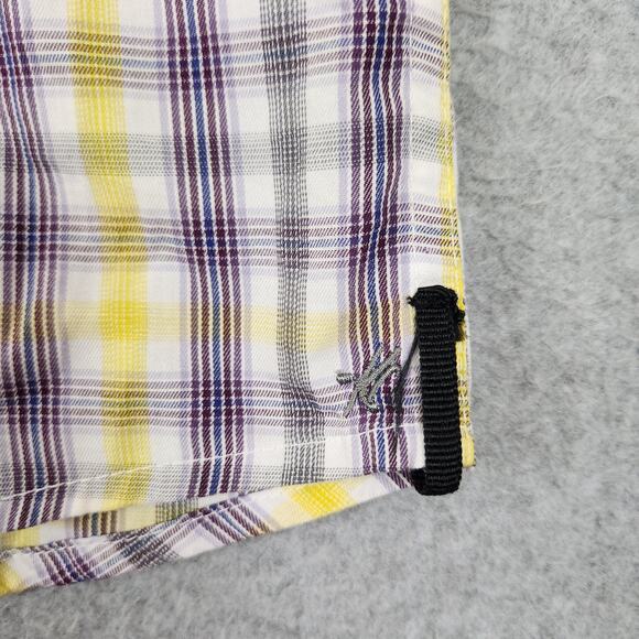 Kenneth Cole Shirt Mens Size XL Long Sleeve Button Down Plaid - Picture 4 of 12